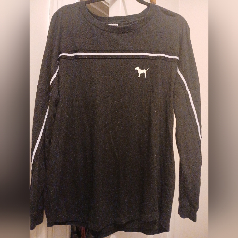 Victoria Secret Pink Long Sleeve T-Shirt With Bling